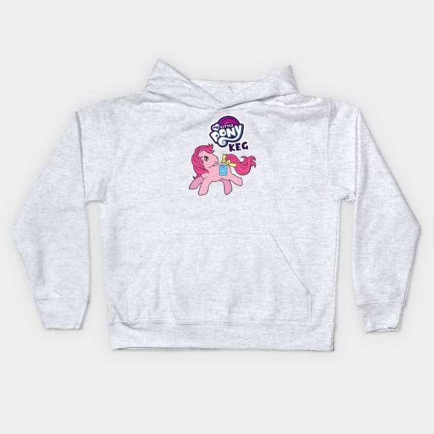 My Little Pony Keg Kids Hoodie by Super Secret Villain